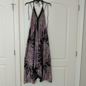 Signature JMB satiny/silky halter dress